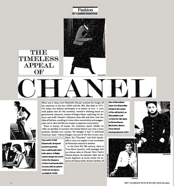 chanel's appeal article